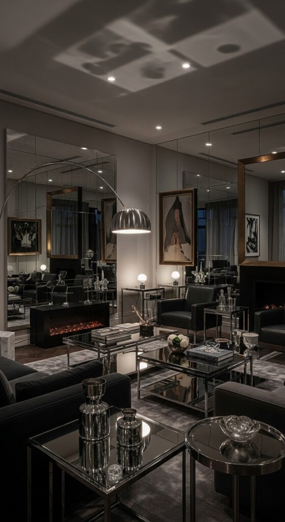 12+ moody living room ideas featuring dark walls, velvet furniture, layered lighting, and rich textures for dramatic haven transformation