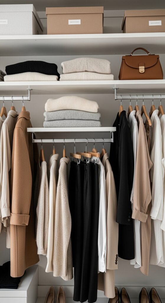 Rich life aesthetic interior with quality basics, fresh flowers, ambient lighting, and curated decor transforming everyday experience