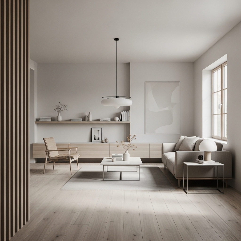 Home interior design styling details with decorative accessories, textured textiles, and thoughtful placement on a coffee table