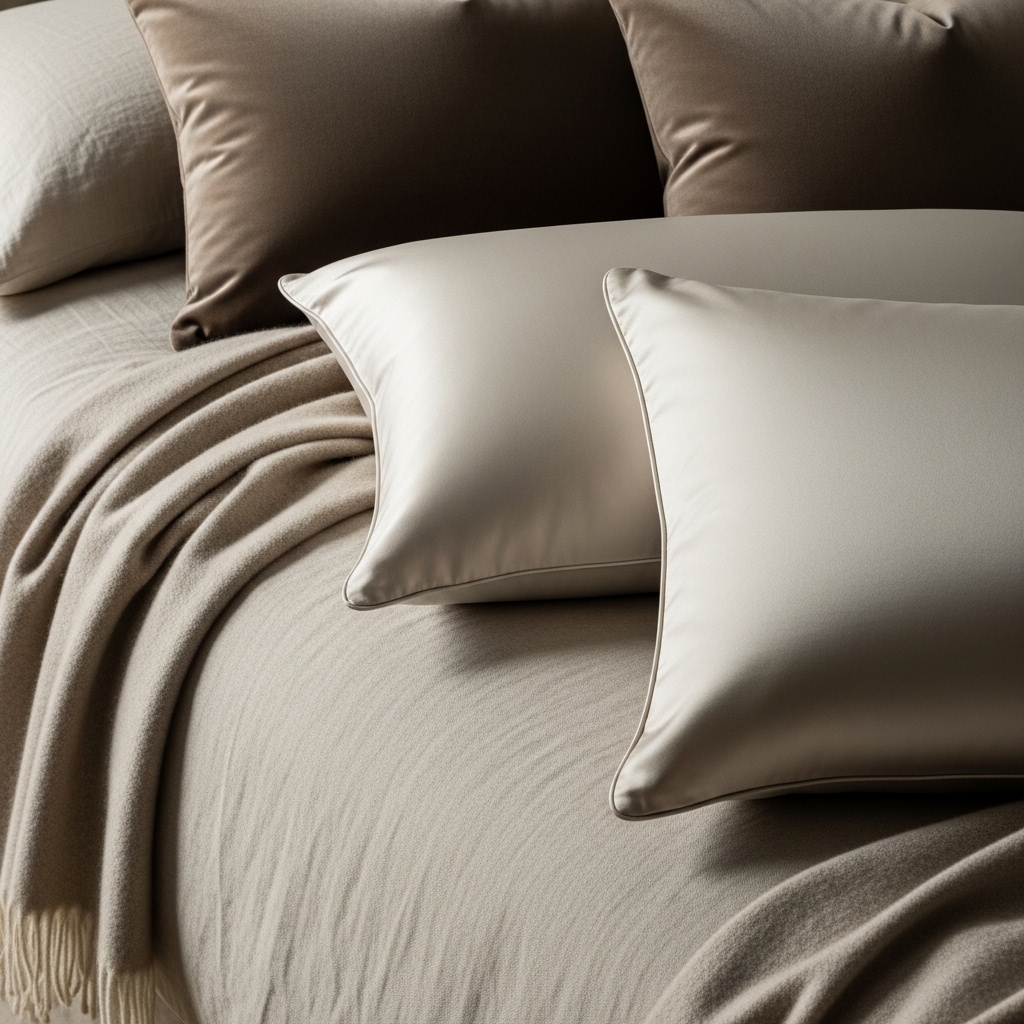 Luxury lifestyle aesthetic interior with minimalist elegance, neutral colors, statement lighting, fresh flowers, and designer decor for elevated everyday experience