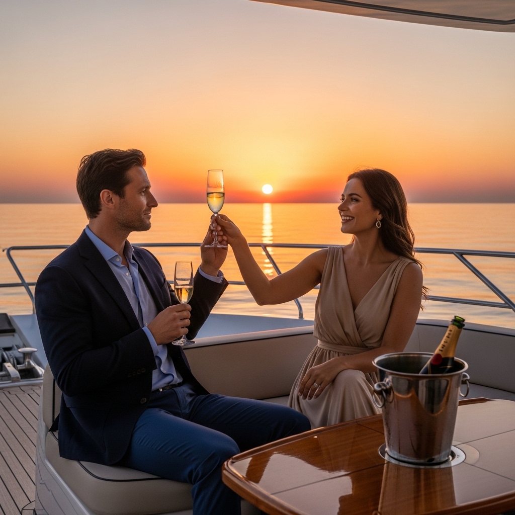 Luxury lifestyle scene featuring elegant home interior with premium coffee setup, designer wardrobe, fresh flowers, and spa-like bathroom for elevated everyday living