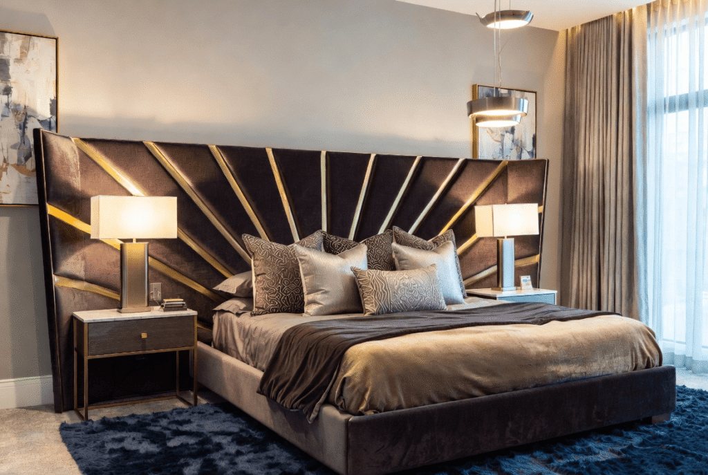 Simple master bedrooms decor inspiration with a calming color palette, plush throw blankets, and minimalist furniture for a relaxing bedroom atmosphere.